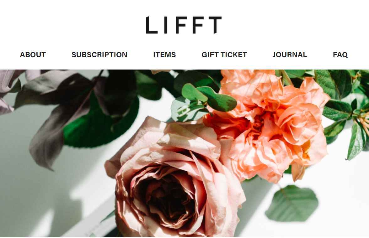 おしゃれな花の定期便：LIFFT（リフト）