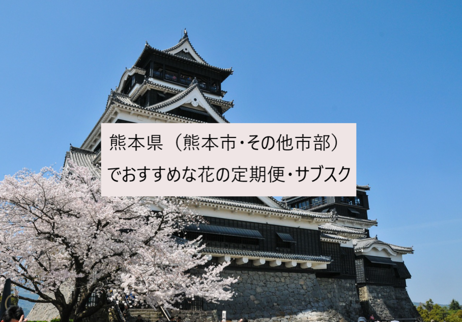 熊本県（熊本市・その他市部）でおすすめな花の定期便・サブスク